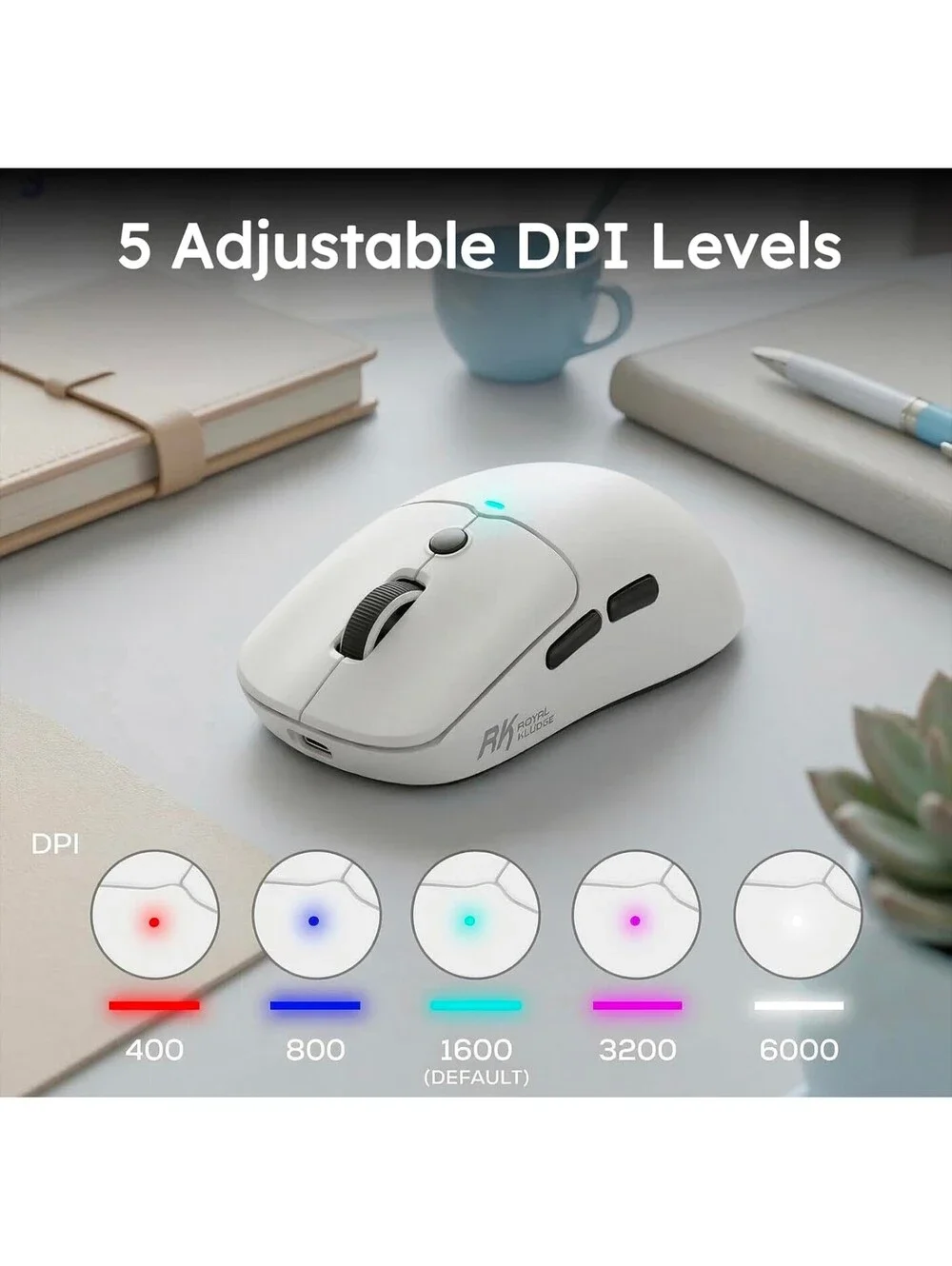 RK Royal Krudge MO1 Wireless Mouse 55g Lightweight
